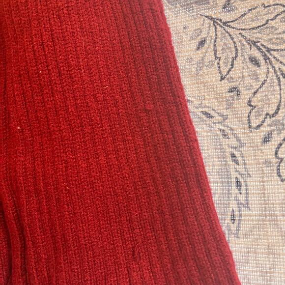 Cozy Co By Cozy Casual Mauve And Burgundy Stripe‎ Off Shoulder Sweater Size S/M - Picture 5 of 10